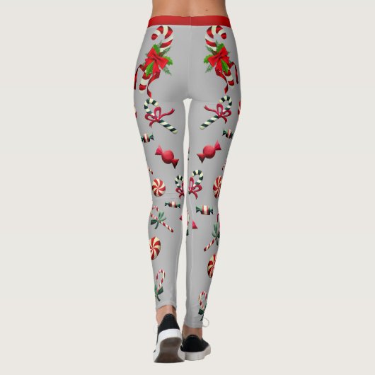 Silver Fun "Snoep" Vakantie Seizoen Leggings (Achterkant)