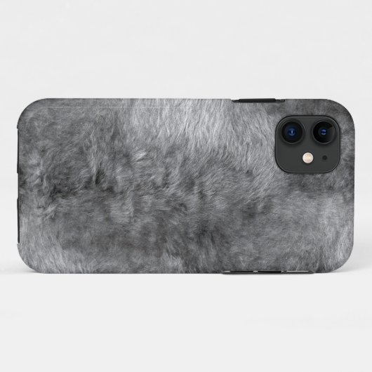 Silver Fur Case-Mate iPhone Case (Achterkant (horizontaal))
