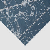 Silver Galaxy Star Map Series Design 12 Tissuepapier (Detail)