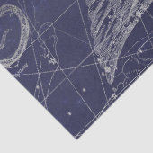 Silver Galaxy Star Map Series Design 5 Tissuepapier (Detail)