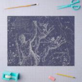 Silver Galaxy Star Map Series Design 8 Tissuepapier (Craft)