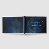 Silver Galaxy Wedding Invitation Gastenboek (Volledig)