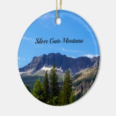 Silver Gate Montana-Ornament Keramisch Ornament (Links)