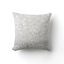 Silver Gay Glitter Sparkly Metallic White Delicate