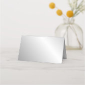 Silver Gay Wedding Grooms met Namen en Datum Plaatskaartje (Achterkant)