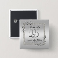 Silver Gem en Glitter 25th Wedding Jubileum