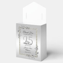 Silver Gem & Glitter 25th Birthday Party