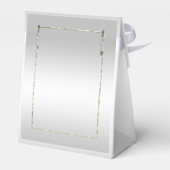 Silver Gem & Glitter 25th Birthday Party Bedankdoosjes (Achterkant)