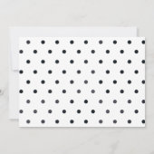 Silver Gender Neutraal Baby shower per post Kaart (Achterkant)