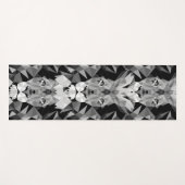 Silver Geometric Lion Yogamat (Voorkant (horizontaal))