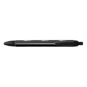Silver Geometric Lion Zwarte Inkt Pen (Achterkant)