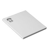 Silver Geometric Lions Head Notitieblok (Schuin)