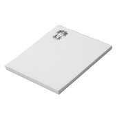 Silver Geometric Lions Head Notitieblok (Linkerzijde)