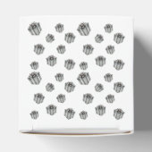 Silver Gift Boxes Elegant Holiday Premium Party Bedankdoosjes (Bovenkant)