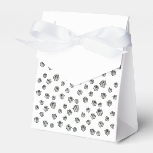 Silver Gift Boxes Elegant Holiday Premium Party Bedankdoosjes (Voorkant Zijde)