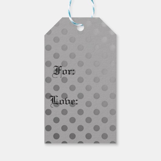 Silver Gift Labels Cadeaulabel (Achterkant)