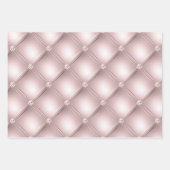 Silver Glam Diamond Blush Champagne Inpakpapier Vel (Voorkant 2)