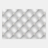 Silver Glam Diamond Blush Champagne Inpakpapier Vel (Voorkant)