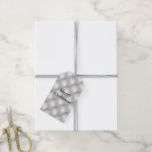 Silver Glam Diamond Cadeaulabel (Met Touw)