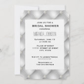 Silver Glam Diamond-Vrijgezellenfeest Kaart (Voorkant)