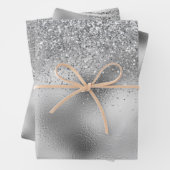 Silver Glam Inpakpapier Vel (In situ)