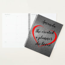Silver Glam Planner ze houdt van haar weg