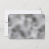Silver Glam RSVP Kaartje (Achterkant)
