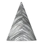 Silver Glam Sparkle Feesthoedjes (Achterkant)