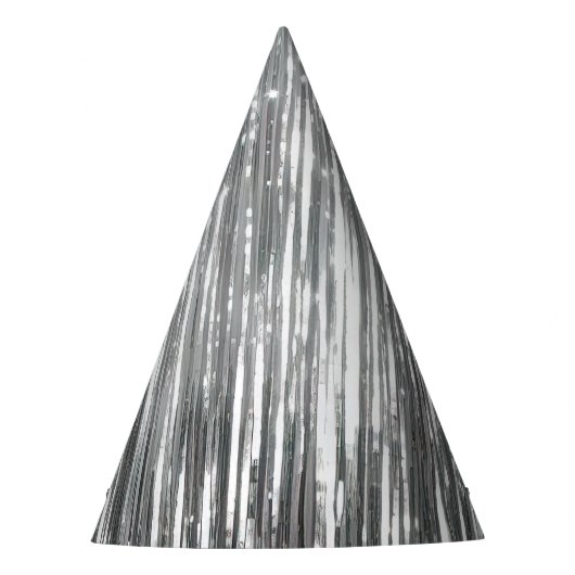 Silver Glam Sparkle Feesthoedjes (Voorkant)