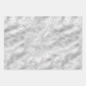 Silver Glam Sparkle Glitter   Inpakpapier Vel (Voorkant)
