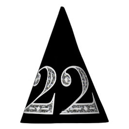 Silver Glamoureus 2022 New Years Eve Party Pet Feesthoedjes