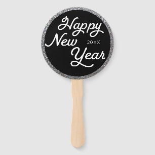 Silver Glamoureuze New Years Eva Photo Prop Hand F Handwaaier