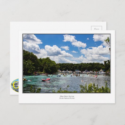 Silver Glenn Springs Briefkaart (Voorkant / Achterkant)