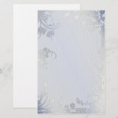 Silver Glimmer - briefpapier (Voorkant / Achterkant)