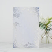 Silver Glimmer - briefpapier (Staand voorkant)