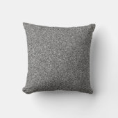 Silver Glitte Print Metallic Scatter Throw Cushion Kussen (Voorkant)
