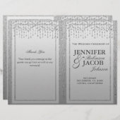 Silver Glitter (Voorkant / Achterkant)