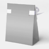 Silver Glitter Bat Mitzvah Bedankdoosjes (Achterkant)