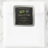 Silver Glitter Black Product Labels Ladybug Logo (Tas)