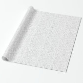 Silver Glitter Cadeaupapier (Uitgerold)