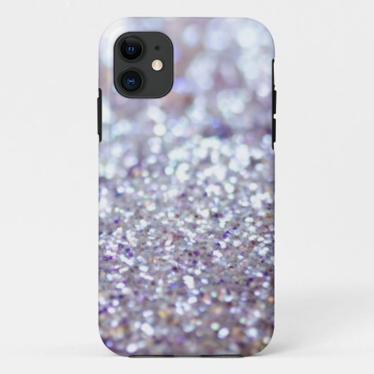 Silver Glitter Case-Mate iPhone Case (Achterkant)