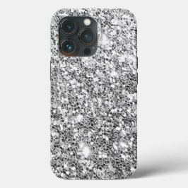 Silver Glitter Case-Mate iPhone Case