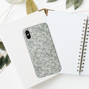 Silver Glitter Case-Mate iPhone Case