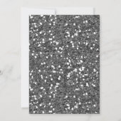 Silver Glitter Cheers tot 40th Birthday Kaart (Achterkant)