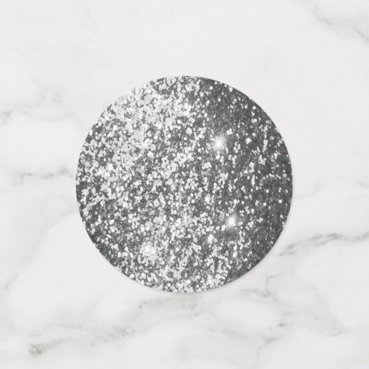 Silver Glitter Confetti (Kleine voorkant)