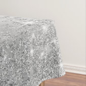 Silver Glitter Confetti Balloons 80e Verjaardag Tafelkleed (Voorbeeld)