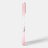 Silver Glitter Confetti Roze gloed Case-Mate iPhone Case (Achterkant / Rechts)