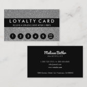 Silver Glitter Customer Loyalty (Voorkant / Achterkant)