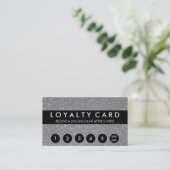 Silver Glitter Customer Loyalty (Staand voorkant)