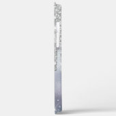 Silver Glitter druist diamant Tiara Holographic Case-Mate iPhone Case (Achterkant / Links)